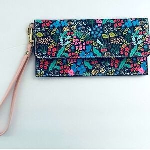 Anthropologie -Rifle Paper Company Meadow Travel Wristlet Wallet